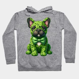 Clover French Bulldog St Patricks Day Hoodie